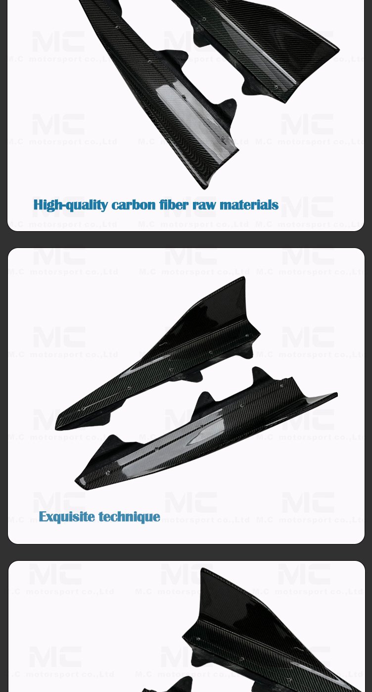  M2 M2C Front Splitter
