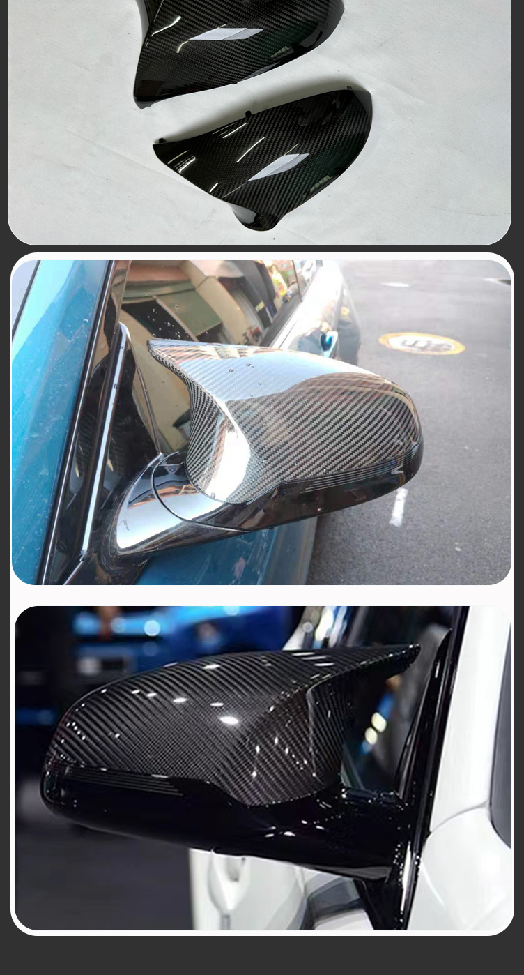 Dry Carbon Fiber F80 M3 F82 F83 M4 F87 M2C Rearview MIRROR COVER 