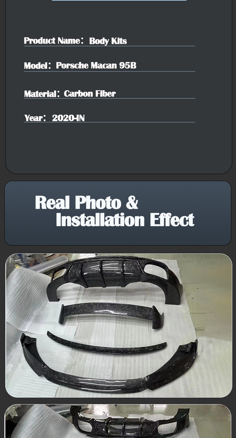 Porsceh Macan carbon body kits