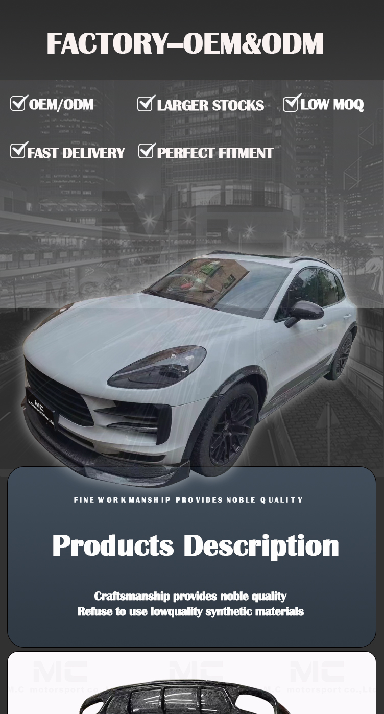 Porsceh Macan carbon body kits