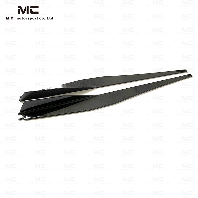 For CHEVROLET Corvette C8 Carbon Fiber Side Skirt