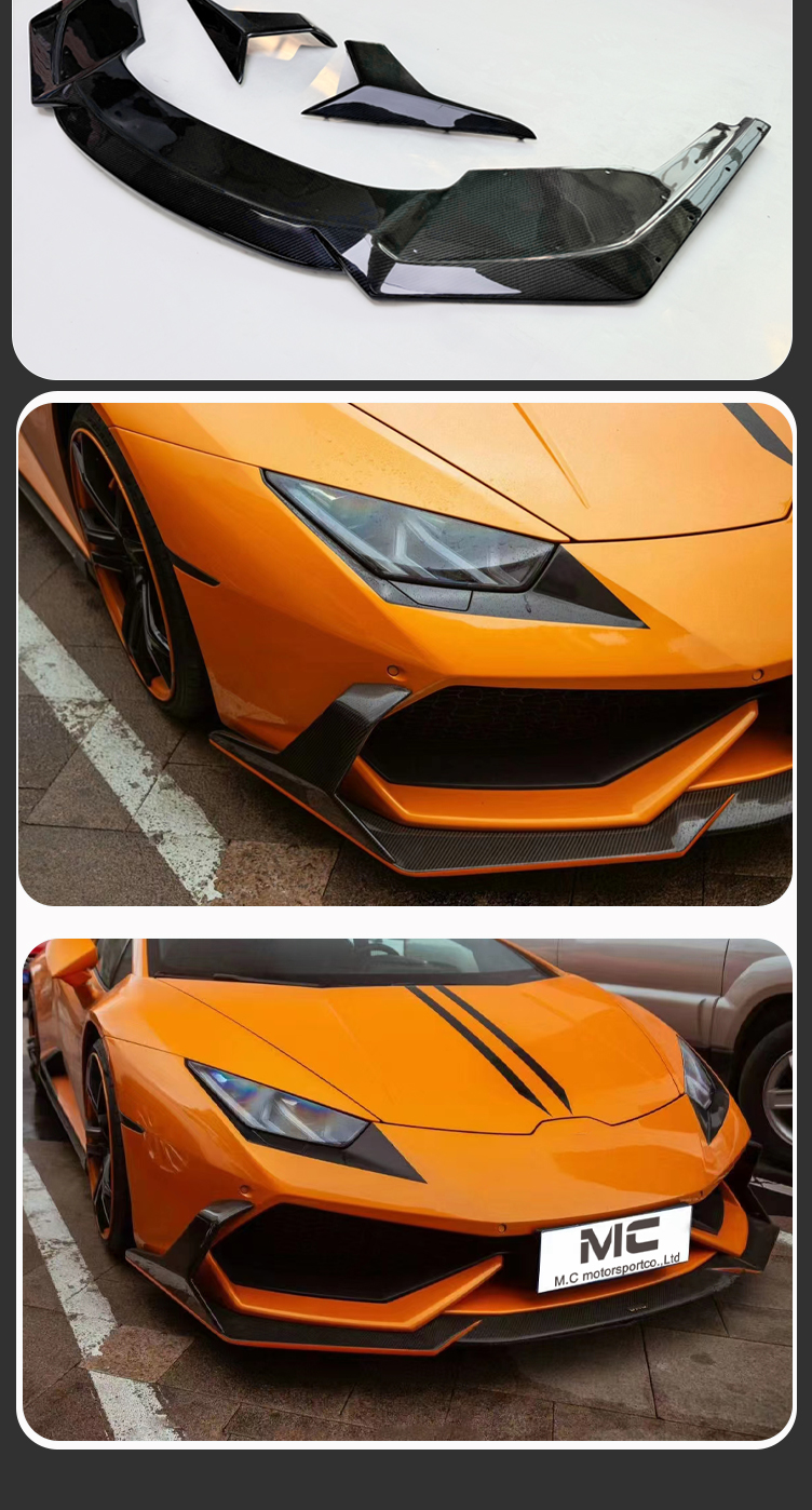 Lamborghini LB610 Carbon Fiber Front Lip