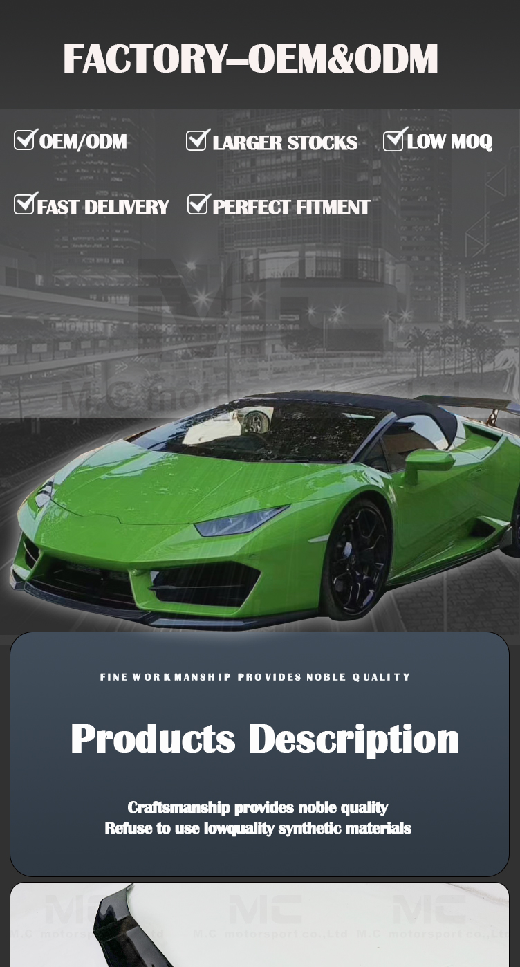 Lamborghini LP610 Carbon Fiber Spoiler