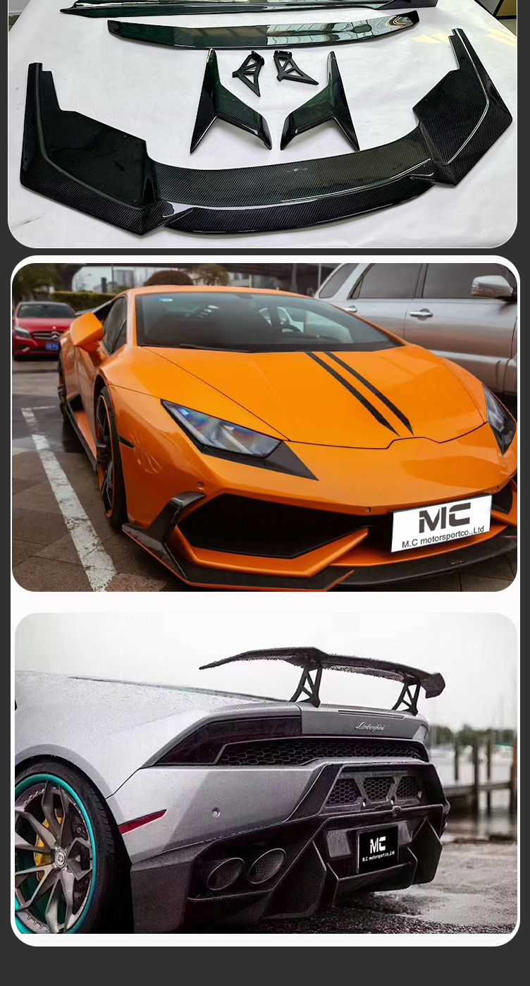 Lamborghini Huracan LP610 Carbon Fiber Body Kits