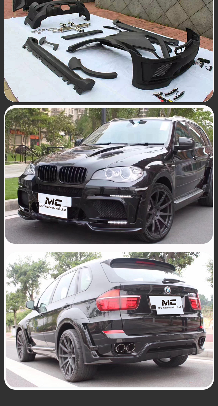 For BMW E70 Fiberglass Body Kits HM Style