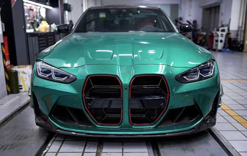 For BMW G80 G82 M3 M4 ABS CSL Grill With ACC