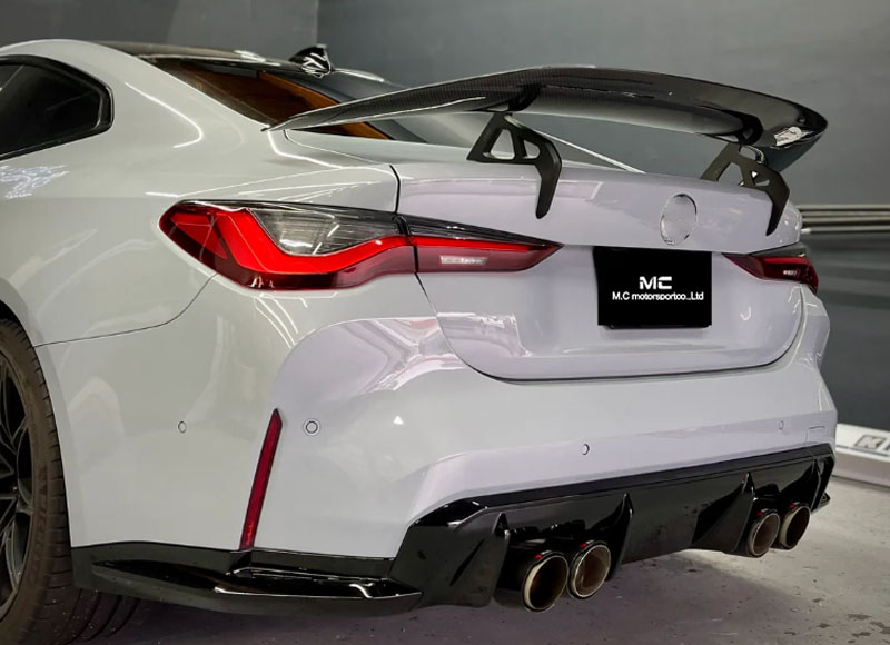 For BMW G22 G82 Carbon Fiber ADRO Style Rear Spoiler