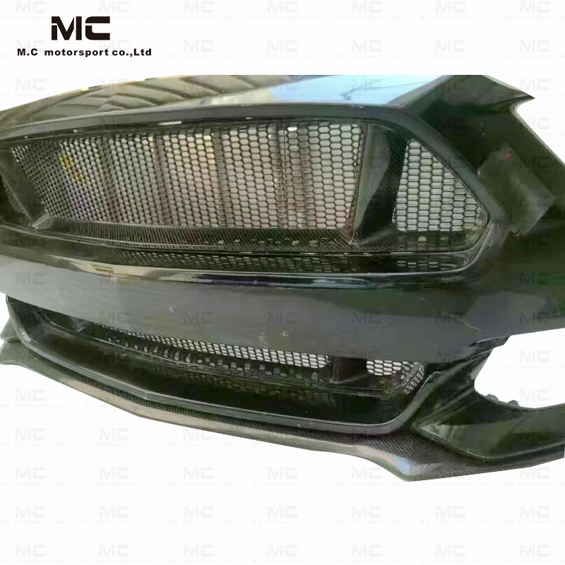 For Ford Mustang Grill Carbon Fiber 2017