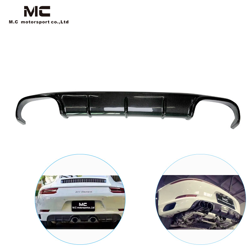 For Porsche 911 992 Carrera Carbon Fiber Techart Style Body Kits