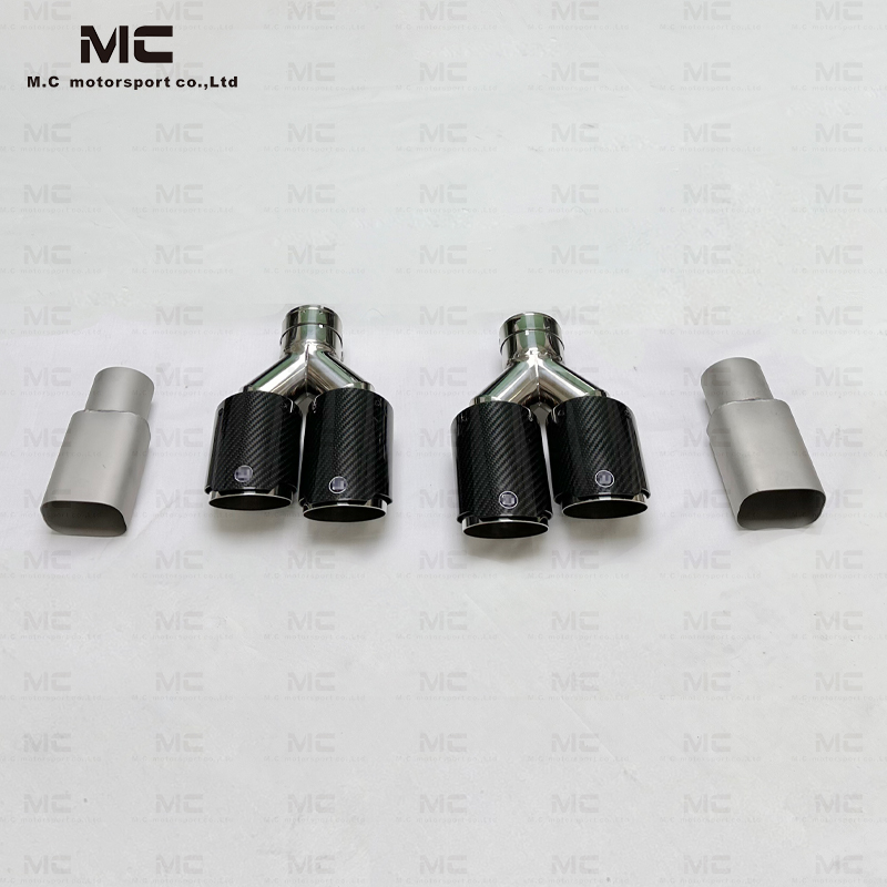 For Mercedes Benz AMG GT63 Carbon Fiber Diffuser with Carbon Fiber Exhaust Tips.
