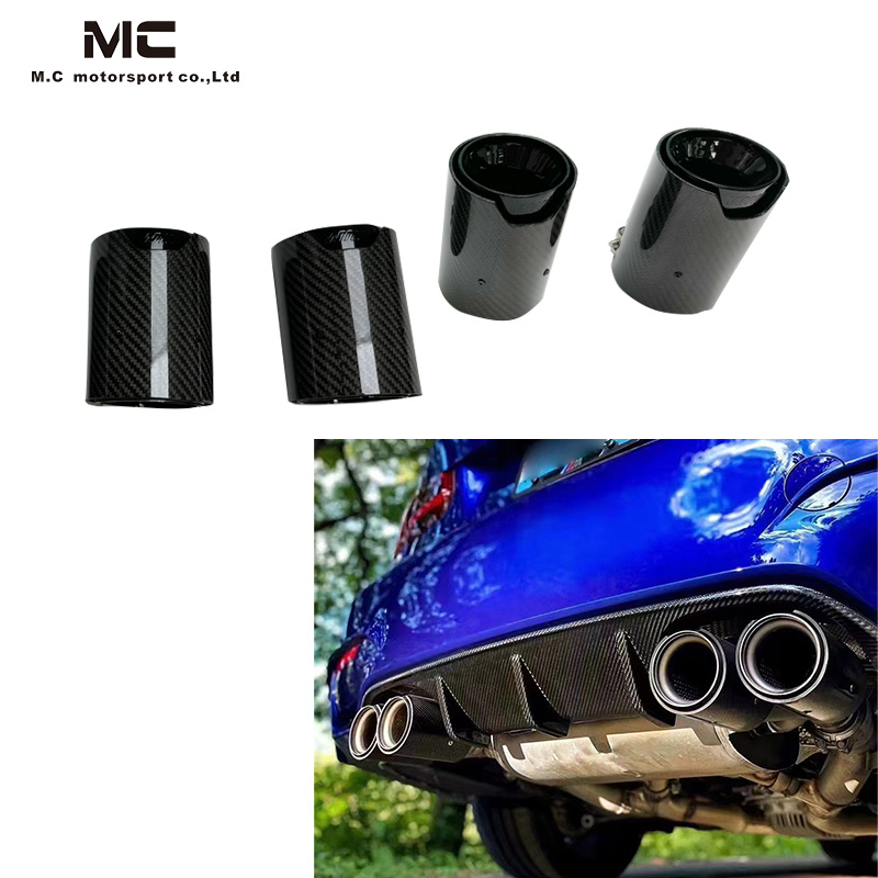 For BMW Carbon Fiber Exhaust Tips