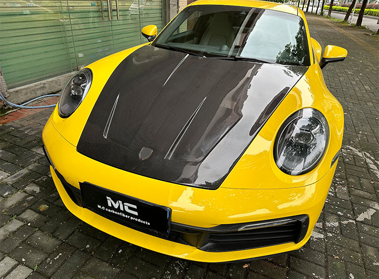 For Porsche 911 992 Carbon Fiber MIW Style HOOD