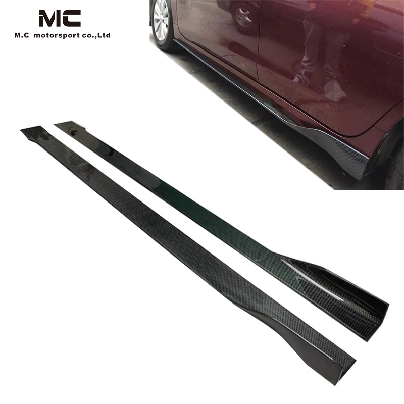 For BMW Universal Carbon Fiber Side Skirt