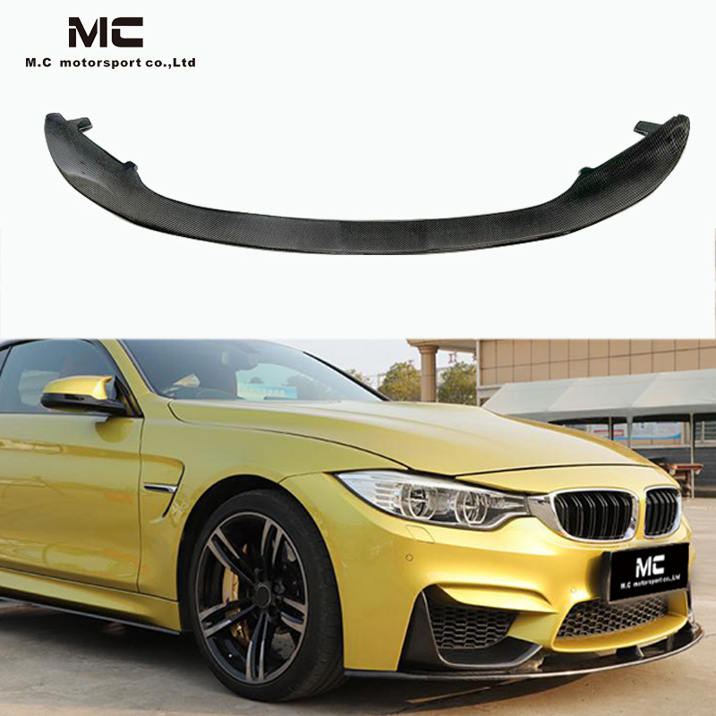 For BMW M3 M4 F80 F82 Carbon Fiber MP style Front Lip