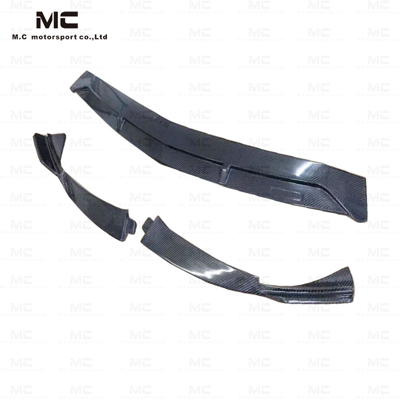 For Mercedes Benz A Class W177 Carbon Fiber B Style Front Lip Spoiler