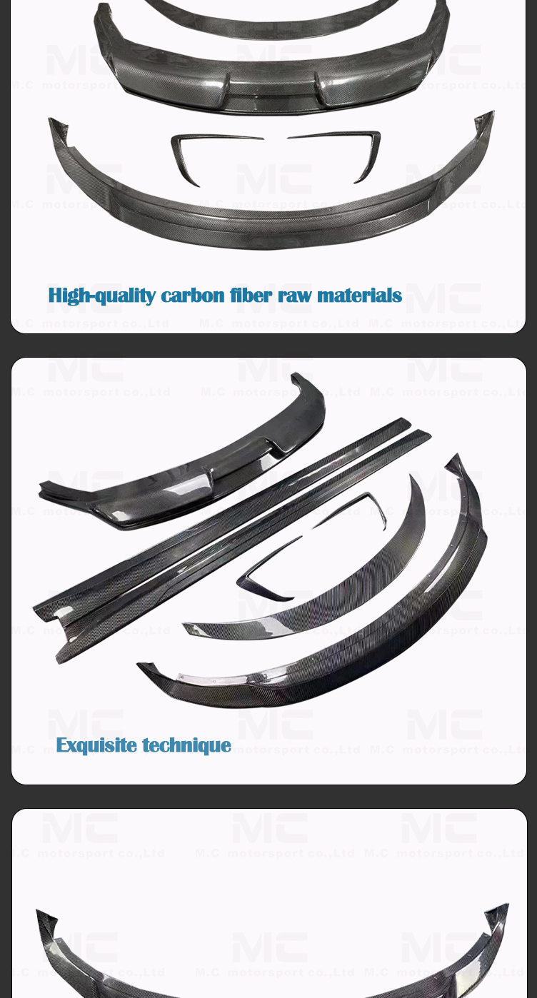 For Tesla ART Style Carbon Fiber Body Kits