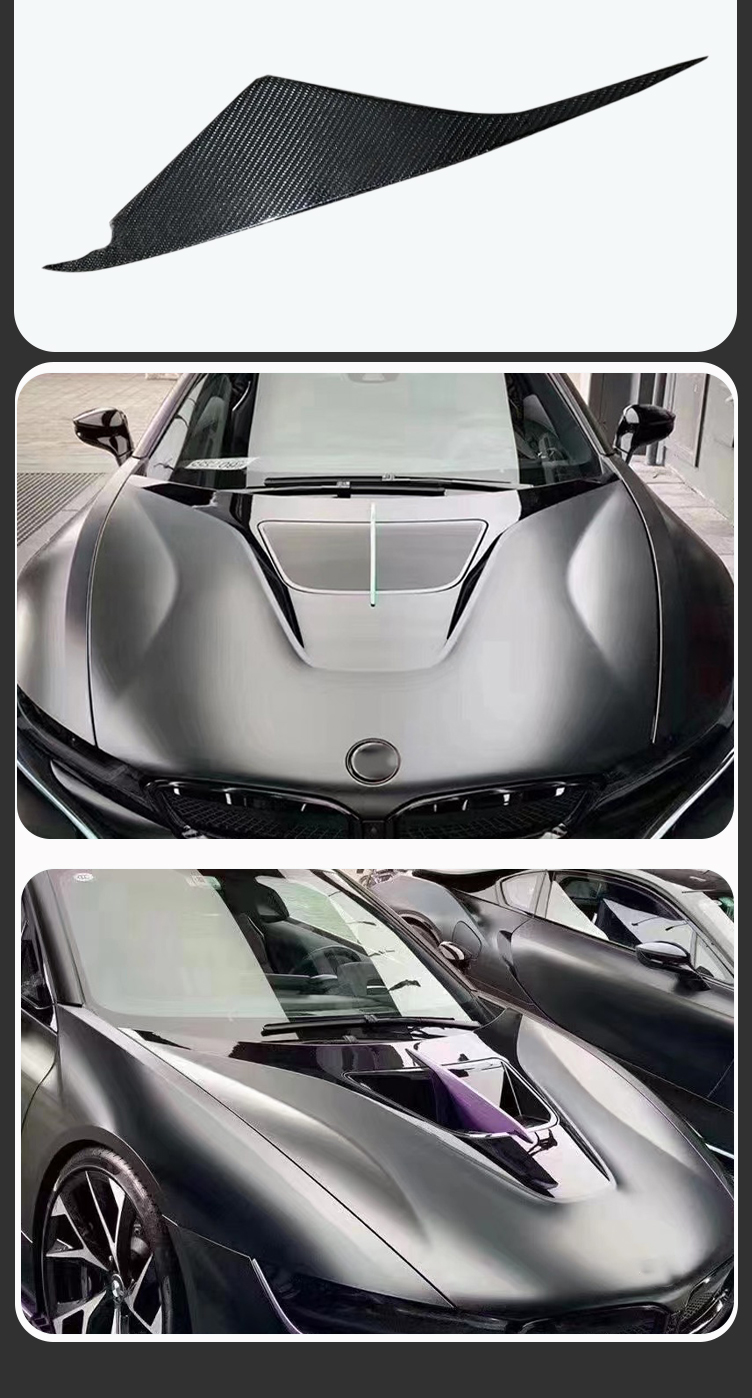 For BMW I8 Top Style Carbon Fiber Hood Carnars