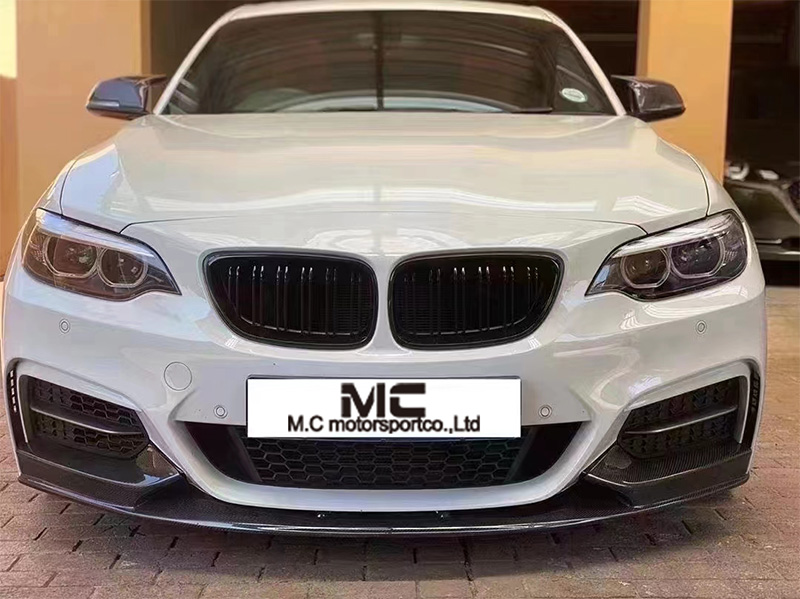 For BMW 2 Series F22 MP Style Carbon Fiber Lip