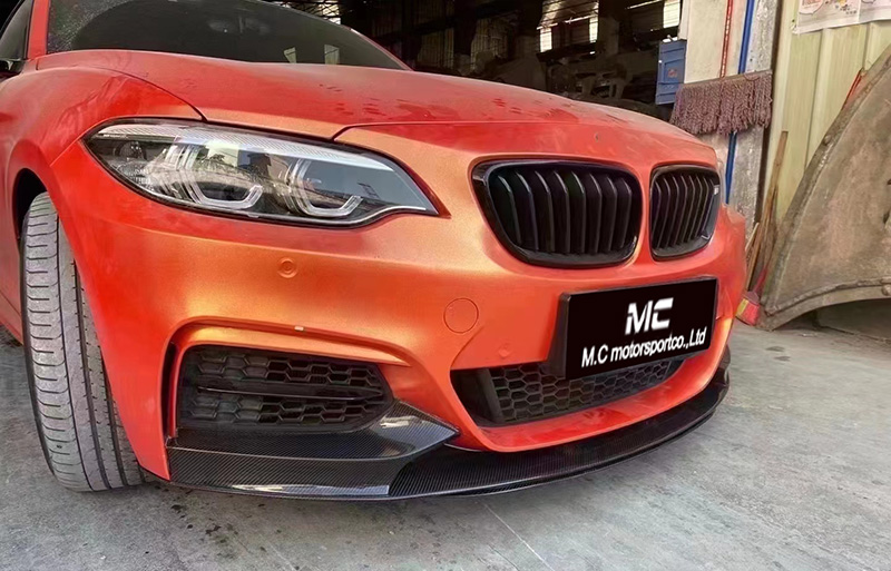 For BMW 2 Series F22 MP Style Carbon Fiber Lip