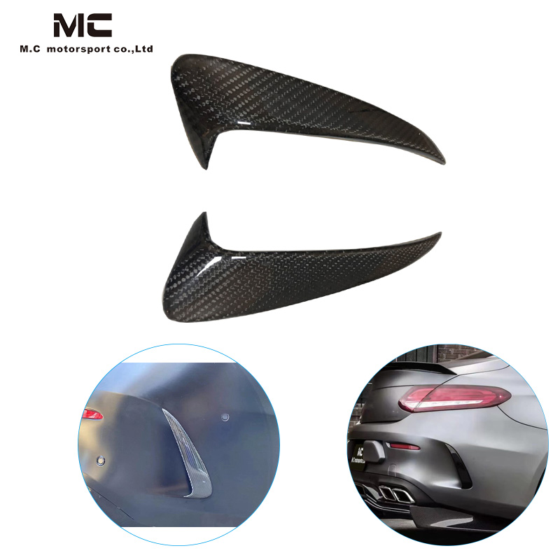 For Mercedes Benz C Class W205 C63 Rear Canards