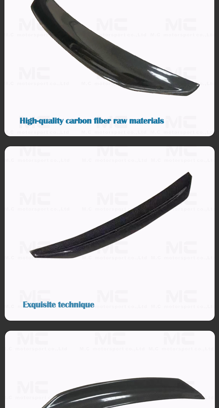 For Ferrari F12 DMC Carbon Fiber Spoiler