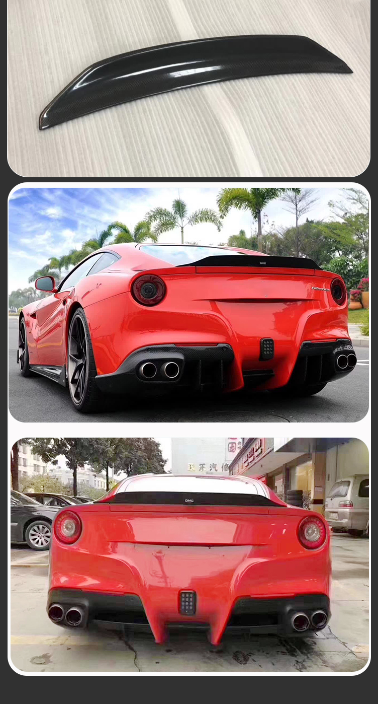 For Ferrari F12 DMC Carbon Fiber Spoiler