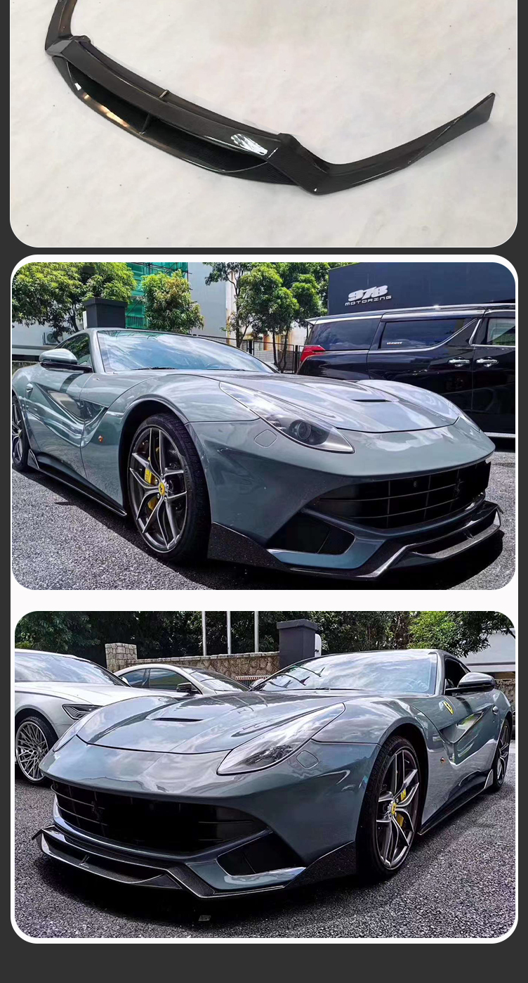 For Ferrari F12 DMC Carbon Fiber Fron Lip