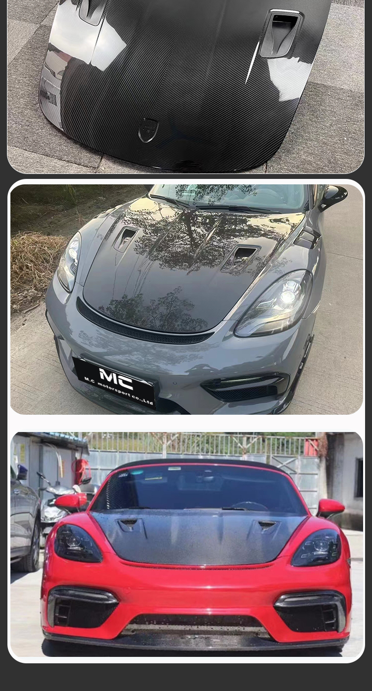 For Porsche 781 Carbon Fiber Hood 2016-2020