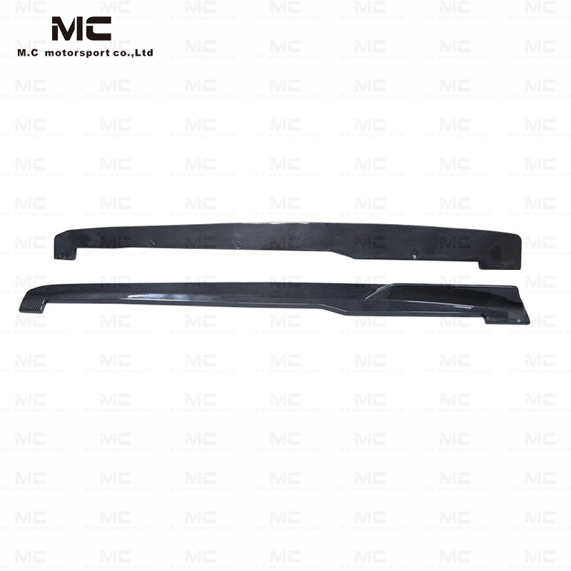For Audi TT TTS TTRS Carbon Fiber Side Skirt 2016-In