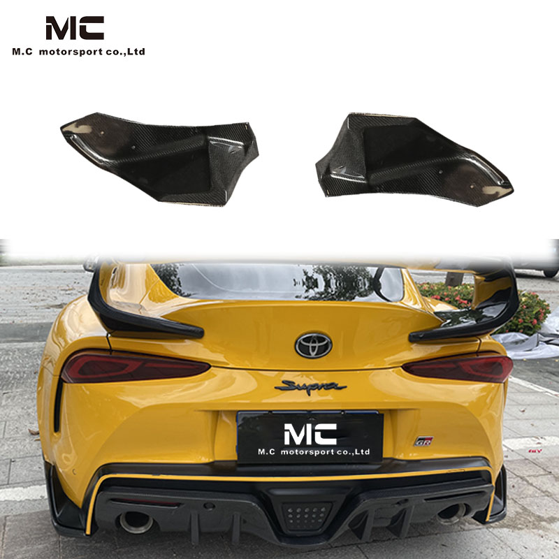 For Toyota Supra A90 A91 Carbon Fiber Rear Splitter