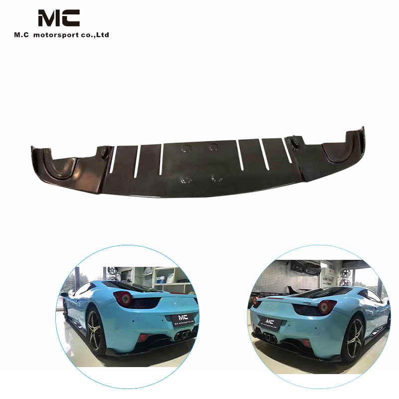 For Ferrari 458 Carbon Fiber Rear Diffuser