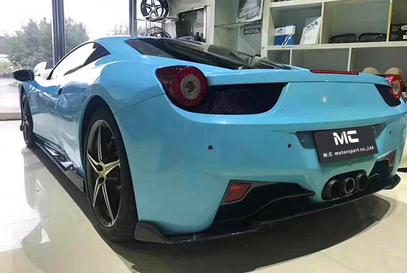 For Ferrari 458 Carbon Fiber Rear Diffuser