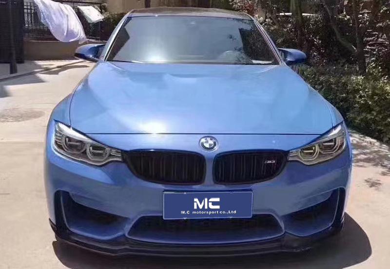 For BMW M3M4 F80 F82 Carbon Fiber V Style Front LIP