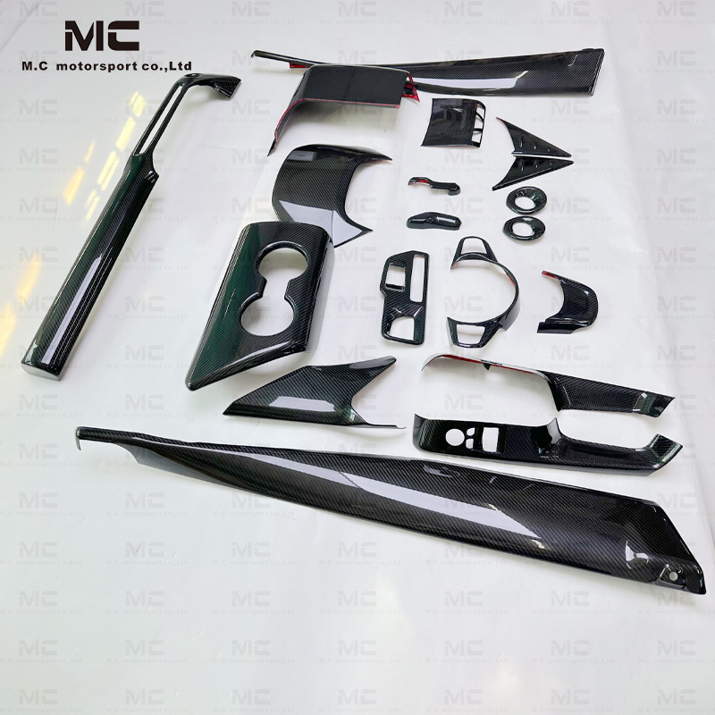 For Toyota Supra A90 A91 Carbon Fiber Interior Trims 