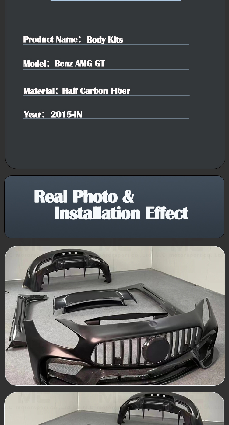 For AMG GT IMP Body Kits