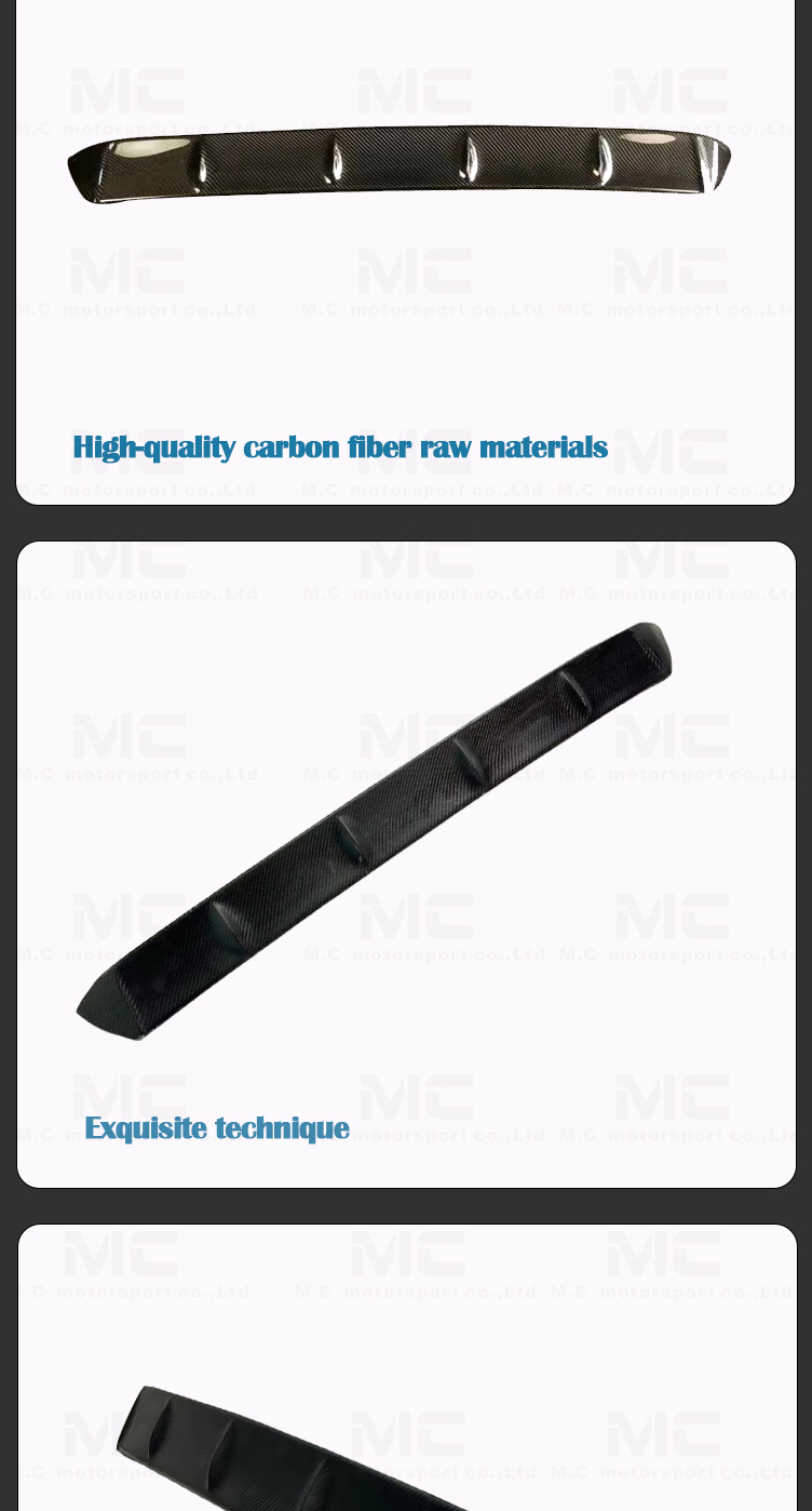 For Toyota Supra A90 A91 MK GR Carbon Fiber AG Style Roof Spoiler