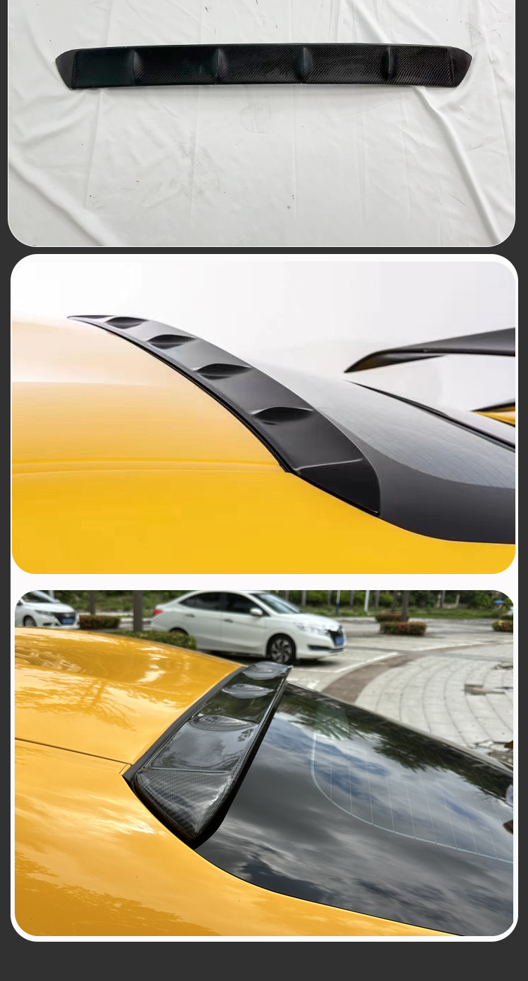 For Toyota Supra A90 A91 MK GR Carbon Fiber AG Style Roof Spoiler