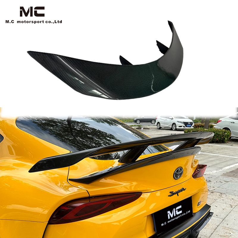 For Toyota Supra A90 A91 MK GR Carbon Fiber AG Style Rear Spoiler