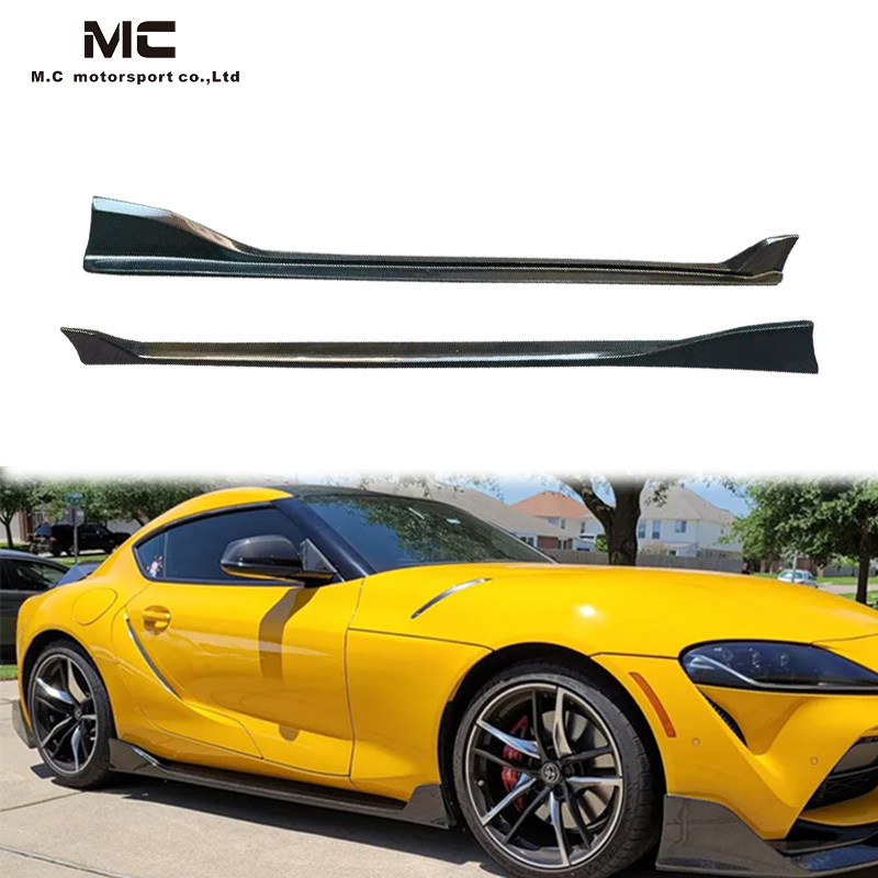For Supra G/GR A90 A91 MK MK5 MB Carbon Fiber AG Carbon Fiber Side Skirt