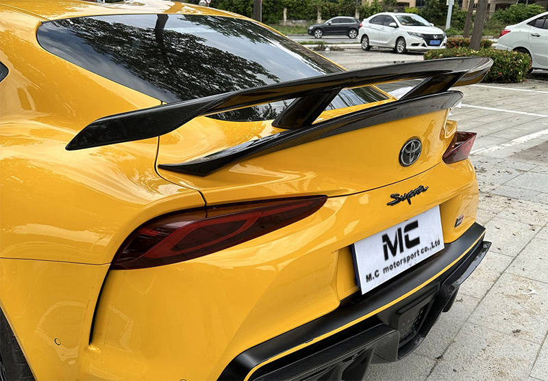 For Toyota Supra A90 A91 MK GR Carbon Fiber AG Style Rear Spoiler Duck Spoiler