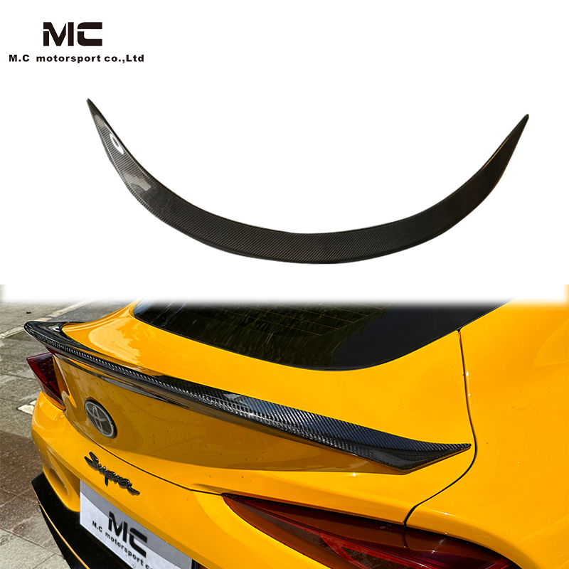 For Toyota Supra A90 A91 MK GR Carbon Fiber AG Style Rear Spoiler Duck Spoiler