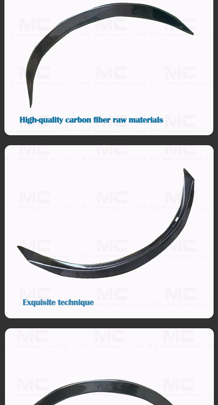 For Toyota Supra A90 A91 MK GR Carbon Fiber AG Style Rear Spoiler Duck Spoiler