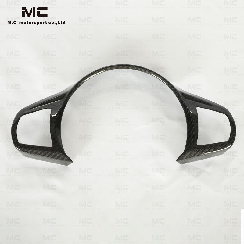 For Toyota Supra A90 GT MK Dry Carbon Fiber Steering Wheel Sticker Cover