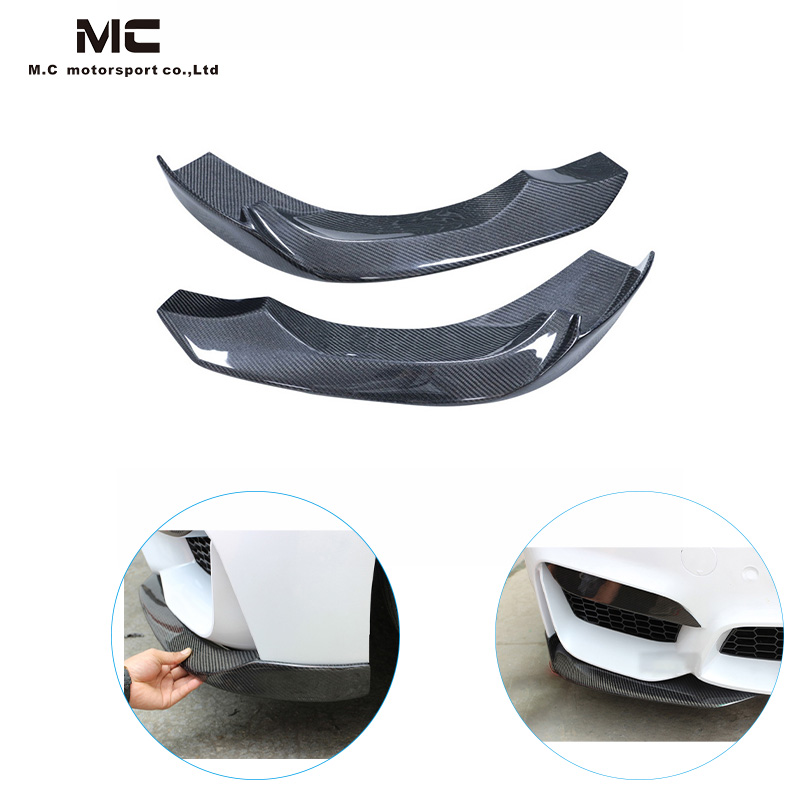 For BMW M3 M4 F80 F82 F83 Carbon Fiber Front Splitter