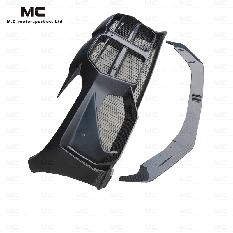 For BMW G80 G82 Half-Carbon Fiber Front Bumper Lip Grille Carbon Fiber Front Bumper