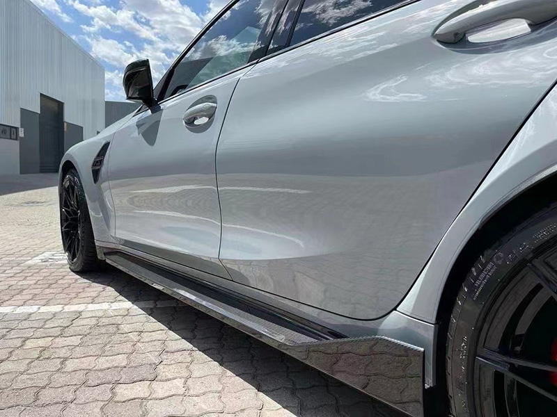 For BMW M3 G80 M4 G82 MP Style Resin Side Skirts 