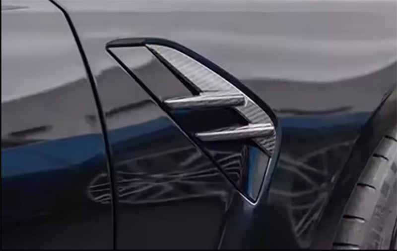 For BMW M3 G80 M4 G82 Dry Carbon Fiber Side Air Fender Vents 