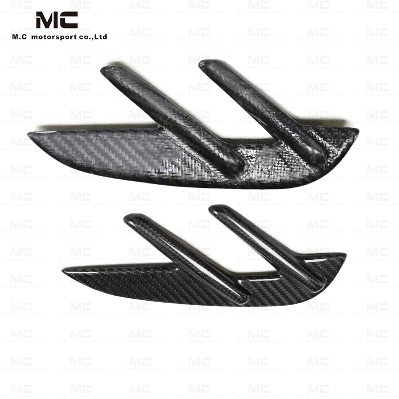 For BMW M3 G80 M4 G82 Dry Carbon Fiber Side Air Fender Vents 