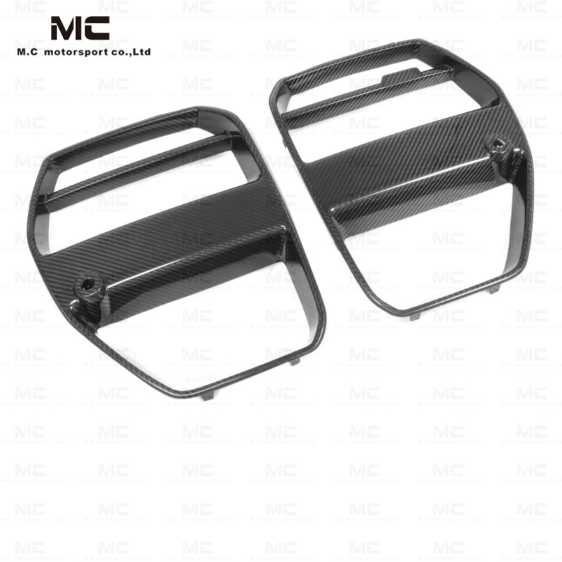 For BMW G80 G82 M3 M4 V Style Carbon Fiber Front Grille 2021+