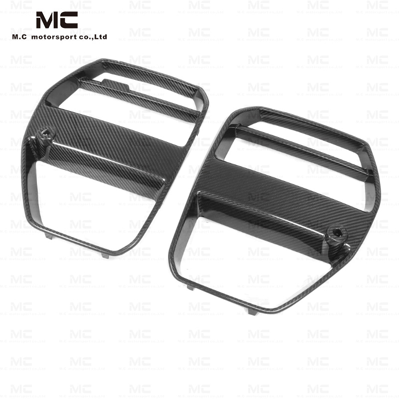 For BMW G80 G82 M3 M4 V Style Carbon Fiber Front Grille 2021+